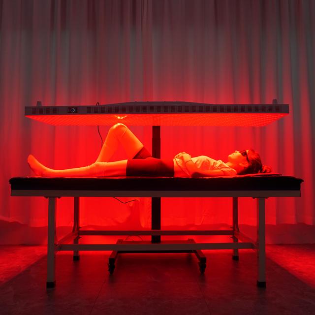 Full Body Touch Screen Dimming Sauna Infrared Devices Pain Relief 8 Wavelength Red Light Therapy Panel with Electric Stand