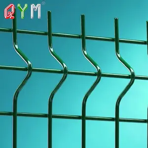 Kaynak örgü tel çit panelleri 3d çelik hasır çit kafes