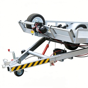 <span class=keywords><strong>Remorque</strong></span> de <span class=keywords><strong>voiture</strong></span> électrique hydraulique à plateau inclinable, essieux tandem, profil bas, pont élévateur automatique, construction en acier Q235, 2500 kg - Product Image 4