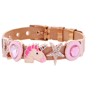 Pulsera <span class=keywords><strong>de</strong></span> Acero Inoxidable en Oferta, Joyería <span class=keywords><strong>de</strong></span> Boda Personalizada, Brazalete <span class=keywords><strong>de</strong></span> Acero Inoxidable con Piedras <span class=keywords><strong>de</strong></span> Diamante para Mujer - Product Image 6