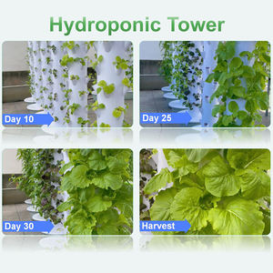 TSP-L7-28P-LED Modulaire Verticale Hydrocultuur Toren Planter Systeem Voor Kruiden Aardbeisla En Bladgroenten - Product Image 5