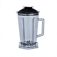 Ensemble de 2 tasses de mixeur universelles électriques haute vitesse, étanches et sans goût, avec lame, pour machines à lait de soja, slushies et smoothies