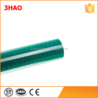 Prezzo di fabbrica pezzo certificato Glow-in-the-Dark rivestimento riflettente HIP giallo PC prismatico nastro riflettente sicurezza del traffico
