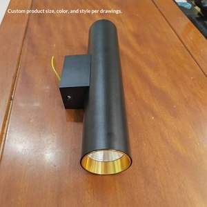 <span class=keywords><strong>Applique</strong></span> <span class=keywords><strong>murale</strong></span> LED <span class=keywords><strong>pour</strong></span> couloir d'hôtel, éclairage tubulaire haut/bas, finition aluminium blanc/noir/doré <span class=keywords><strong>pour</strong></span> <span class=keywords><strong>escalier</strong></span>, hall, chambre - Product Image 5