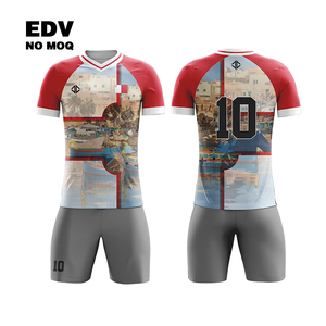 Camiseta de Fútbol Profesional al Por Mayor, Calidad Competición, Suave, Transpirable, de Secado Rápido, para Partidos de Liga, 100% Poliéster - Product Image 4