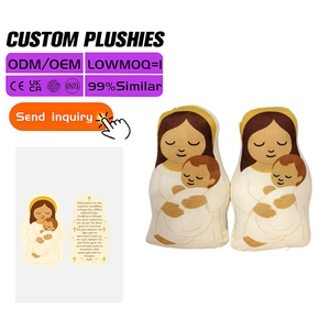 Mini almohada de tela personalizada con foto digital, de felpa súper suave de algodón PP, tipo llavero y juguete para bolso, estilo anime - Product Image 1