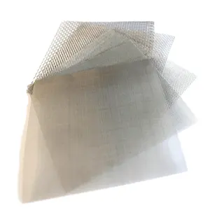 Fabrication de tamis à mailles serties tressées en acier inoxydable treillis métallique serti 200 350 600 Micron Mesh Screen Woven