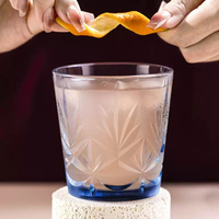 Luminarc Verre à whisky Tasses à vin Service DDP Vintage Gravé Transparent coloré Verre à whisky Coffret cadeau Verres à boire