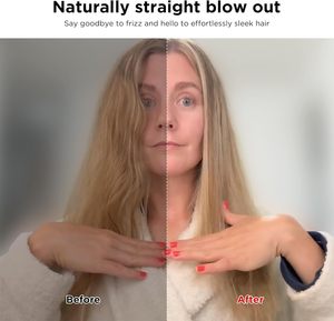 Sèche-cheveux et lisseur professionnels de style OEM Lisseur à air chaud 2 en 1 - Product Image 5