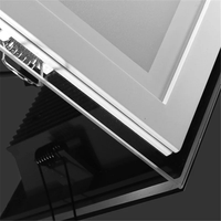 Le plafond en aluminium ultra mince de la place 3w 6w 9w 12w 15w 18w Smd2835 a enfoncé le panneau mené s'allume pour le salon de bureau à la maison