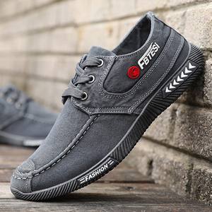 Zapatillas Casuales para Uso Diario, Parte Superior de Gamuza Suave, Diseño con Cordones de Mezclilla, Transpirables, de Lona, para Correr, Estilo Mocasín, para Primavera/Verano - Product Image 2