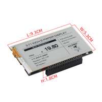 LILYGO Módulo de placa de desarrollo de pantalla de tinta electrónica de 3,71 pulgadas para Raspberry Pi LILYPI con kits de placa de interfaz Btb