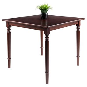 DB Mornay Square Dining <b>Table</b> Customizable <b>Walnut</b> for Bedroom Office Workshop Home Villa Park Use - Product Image 4