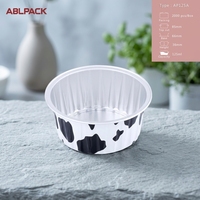 Einweg-Aluminiumfolie-Becher & Deckel 125ml 4oz Cupcake-Backformen Dessert-Behälter zum Mitnehmen Kuchendekoration Zubehör