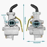 Carburateur PZ20 pour Honda CRF50F XL75 CRF80F XR50R 50cc 70cc 90cc 110cc 125cc 4 temps ATV Quad Go Kart Moto tout-terrain