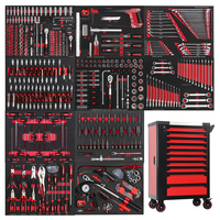 Servante d'Atelier à Outils avec Jeu de 491 Outils Roulants pour Mécanicien