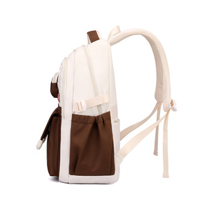 Large Capacity Casual Student <b>Backpack</b> New Trend Colorful Cute School Bag for Primary Middle Students Girls' School Bag - Product Image 4