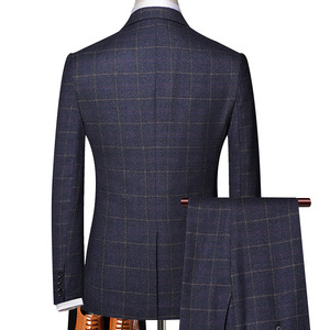 Người Đàn Ông 3 Mảnh Trang Phục Chính Thức Mỏng Phù Hợp Với <span class=keywords><strong>Tuxedo</strong></span> Prom Phù Hợp Với/Nam Chú Rể Áo Khoác Đám Cưới Chất Lượng Cao Ăn Mặc Áo Quần Vest - Product Image 4