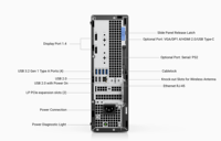 En stock, nouveau PC de bureau Optiplex 3000/5000/7000 5080 SFF, 12e génération I7, 16 Go DDR4, 512 Go SSD M.2 2230 PCIe X4, usage professionnel