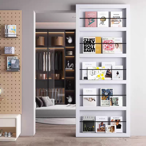 Puerta Corredera Interior <span class=keywords><strong>de</strong></span> Madera Sólida con Diseño Minimalista, Puerta Murphy para Librería, Puerta Secreta - Product Image 6