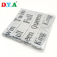Fabricant Polyester Spandex Élastique Lot de 4 Organisateur de draps de lit Bandes Cubes pour le rangement des vêtements Ceinture Organisateur de draps de lit