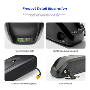 Batterie au lithium Hailong pro pour vélo <span class=keywords><strong>électrique</strong></span> 36V 17.5AH pour kit de conversion de moteur de vélo de montagne <span class=keywords><strong>électrique</strong></span> 350W 500W 750W Batterie de vélo - Product Image 3