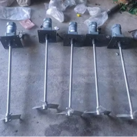 Agitateur vertical industriel pour réservoir, pompe, roulement, moteur à engrenages, hélice, turbine pour le mélange de produits chimiques, d'eau et d'huile, capacité 500-1000 L