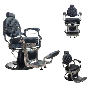 New Arrival Của Màu Sắc Hiện Đại Da Vòng Dưới Salon Đồ Nội Thất Ngồi Có Thể Ngả Ghế Lớn Thủy Lực Bơm Cắt Tóc Ghế - Product Image 2