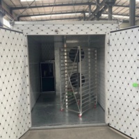 Energiezuinige industriële voedseldroogkast met heteluchtcirculatie voor kruiden, chilipepers en tomaten, met PLC-besturing