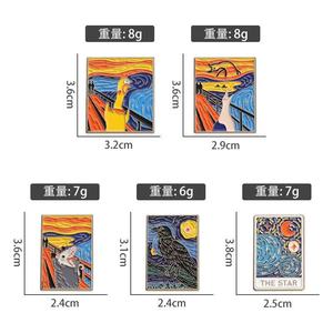 Alfileres <span class=keywords><strong>de</strong></span> Metal personalizables, broches <span class=keywords><strong>de</strong></span> pintura al óleo <span class=keywords><strong>de</strong></span> animales gritando, insignias <span class=keywords><strong>de</strong></span> solapa <span class=keywords><strong>de</strong></span> esmalte suave para Navidad, hada del Día Nacional - Product Image 6