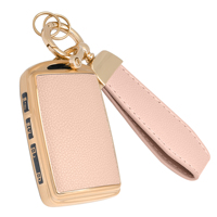 Housse de protection pour clé de voiture en cuir TPU de qualité supérieure DM TPU Leather MZD-B11J4 pour clés Mazda à 3 boutons CX3/CX5/CX7/CX9/MX5