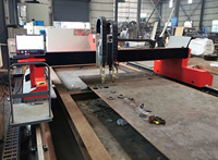 Machine de découpe au plasma et au gaz CNC à portique lourd MS-4C |   Moteur servo haute précision 220V, 50 mm, vitesse élevée 6 m/min