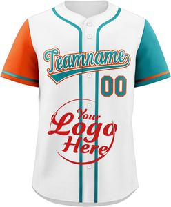 Uniformes deportivos para niños, Jersey de fiesta, Jersey de béisbol, camisetas de manga corta con botones, nombre impreso cosido personalizado - Product Image 1