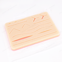 Kit de pratique de suture de modèle de formation médicale de haute qualité kit de suture en silicone avec lames chirurgicales et suture