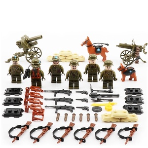 Dilong D71001 <span class=keywords><strong>Force</strong></span> d'expédition Seconde Guerre mondiale, ensemble de figurines de construction en plastique à petites particules, <span class=keywords><strong>jouet</strong></span> pour garçons - Product Image 5