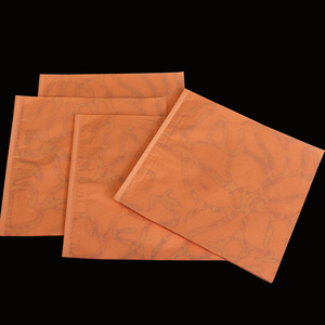 25 tấm 14X14 cm variegated lá đồng gọn gàng chất lượng cao đầy màu sắc đồng mạ vàng lá san hô màu sắc lá màu - Product Image 5