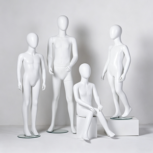 Abstract Mate White Egg Head Niño Modelos jóvenes Adolescente Little Boy Girl Maniquí Niños Maniquí para la <span class=keywords><strong>venta</strong></span> Usado - Product Image 1