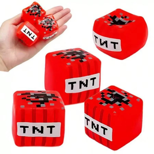 Popular Squishy Cube Stress Relief <b>Blocks</b>, Elastic Squeeze Educational DIY Game Peripheral, 2026 Hot Toy for Teens - Product Image 1