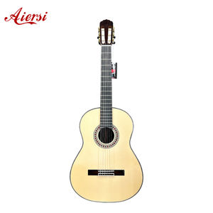 Aiersi All Solid Hand Made Solid Top <span class=keywords><strong>Guitarra</strong></span> <span class=keywords><strong>flamenca</strong></span> clásica con 6 <span class=keywords><strong>cuerdas</strong></span> de nailon - Product Image 1