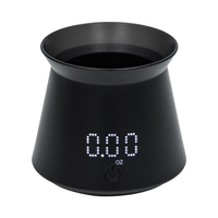 J&R 500g 0.1g Tasse doseuse compacte rechargeable à LED pour café expresso, herbes et grains, avec balance intégrée