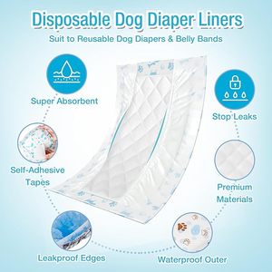 Venta caliente PET SOFT desechable Pet Booster Pads Dog Liners para el período del perro - Product Image 4