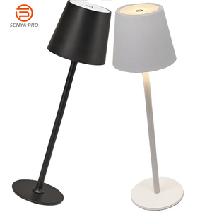 Bắc Âu hiện đại sang trọng USB không dây Led Bàn Đèn bàn không dây cho nhà hàng hoặc phòng ngủ có thể sạc lại với chuông bóng râm - Product Image 1