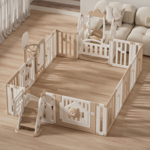 Usine <span class=keywords><strong>pas</strong></span> cher conception moderne usage domestique haute qualité parc clôture bébé jouer pliant intérieur - Product Image 6