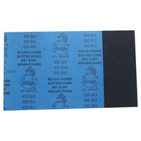 Papier abrasif au latex Papier sablé humide et sec Carbure de silicium Feuille de papier abrasif