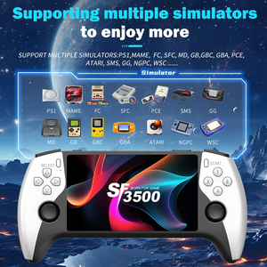 เครื่องเล่นเกมย้อนยุค SF3500 หน้าจอ 5 นิ้ว ความละเอียด 854x480 รองรับการเชื่อมต่อทีวี คอนโซลเกมพกพา ความจุ 64GB แบตเตอรี่ 3000mAh พร้อมเกม 20000 เกม  จอยไร้สาย 2.4G - Product Image 5