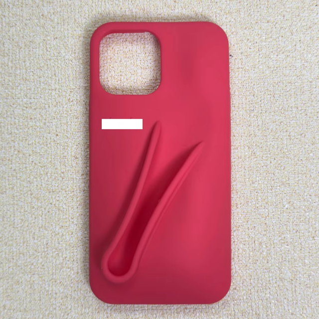 3d Lipstick Hole Design Silica Gel IPhone Case for IPhone 15 14 13 12 11 Pro Max Back Coverphone Accessories Wholesale