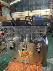 موزع عصير كهربائي من الفولاذ المقاوم للصدأ مع خزانين، آلة مشروبات أوتوماتيكية - Product Image 5