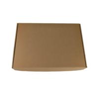 Boîte d'expédition écologique en matériaux recyclés avec laminage brillant et structure ondulée pour l'expédition de produits e-commerce