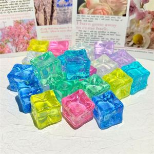 Glowing Acrylic Ice <b>Cube</b> Beads DIY Jewelry & Craft Kit, Perfect for Parties & Decorations - Product Image 2