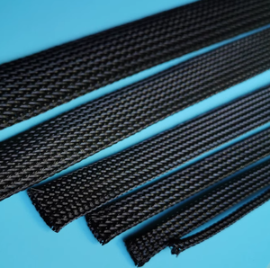 שרוול כבלים קלוע רשת דמוי עור נחש עמיד וגמיש להגנה על חוטי PE - Product Image 1